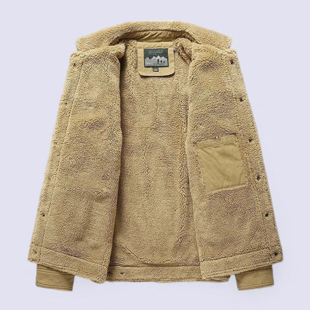 Insulated Cotton Padded Jacket Windproof Deep Pockets