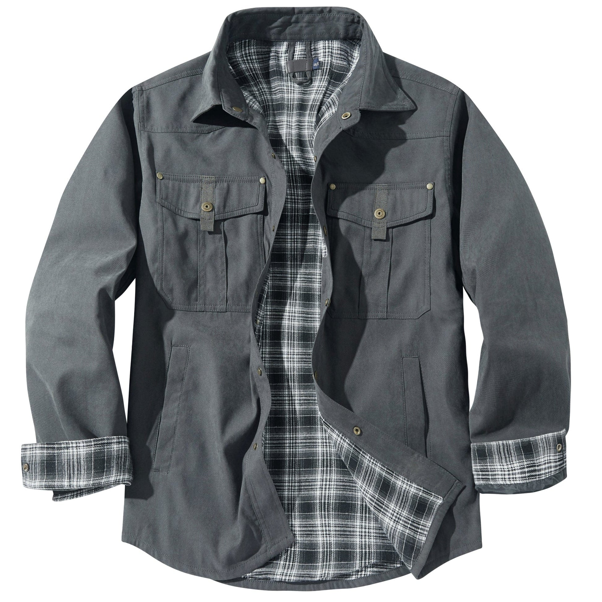 Insulated Outdoor Jacket Cotton Flannel Lined