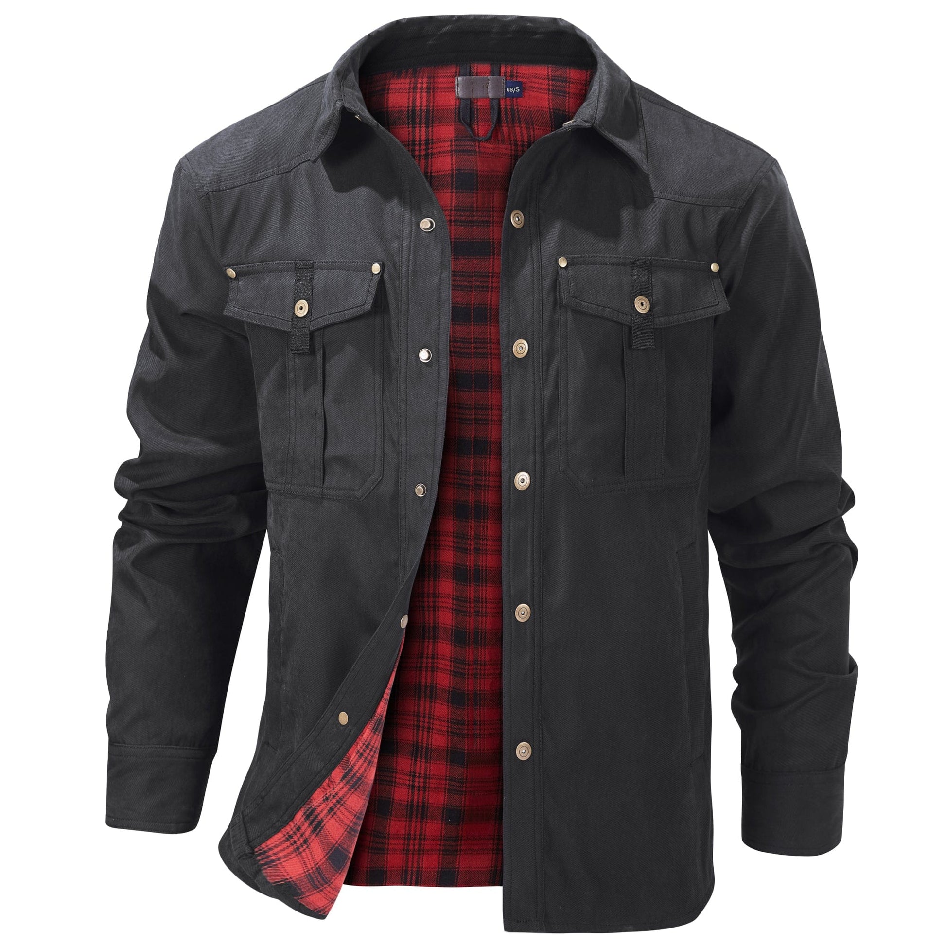 Insulated Outdoor Jacket Cotton Flannel Lined