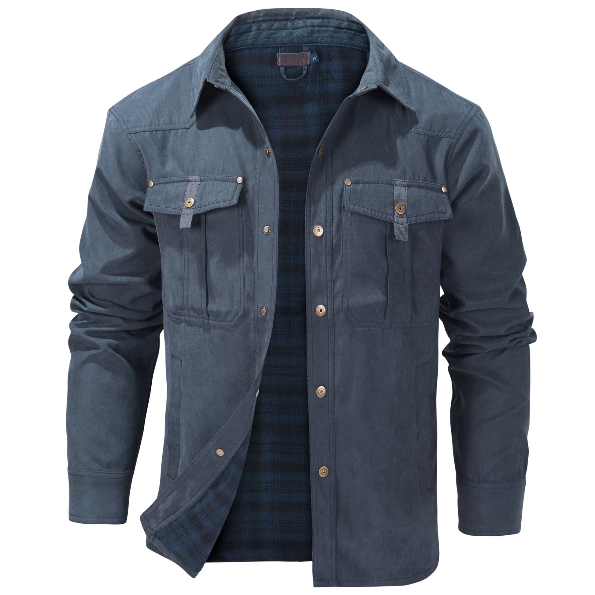 Insulated Outdoor Jacket Cotton Flannel Lined