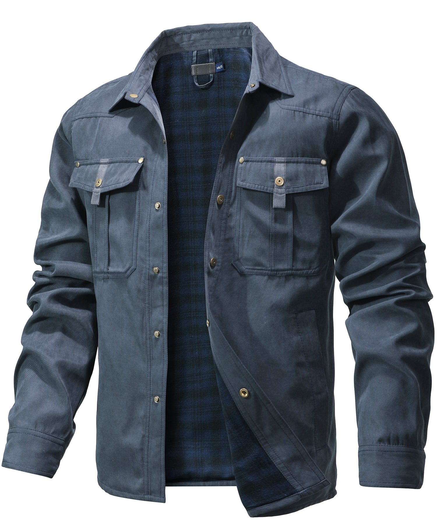 Insulated Outdoor Jacket Cotton Flannel Lined