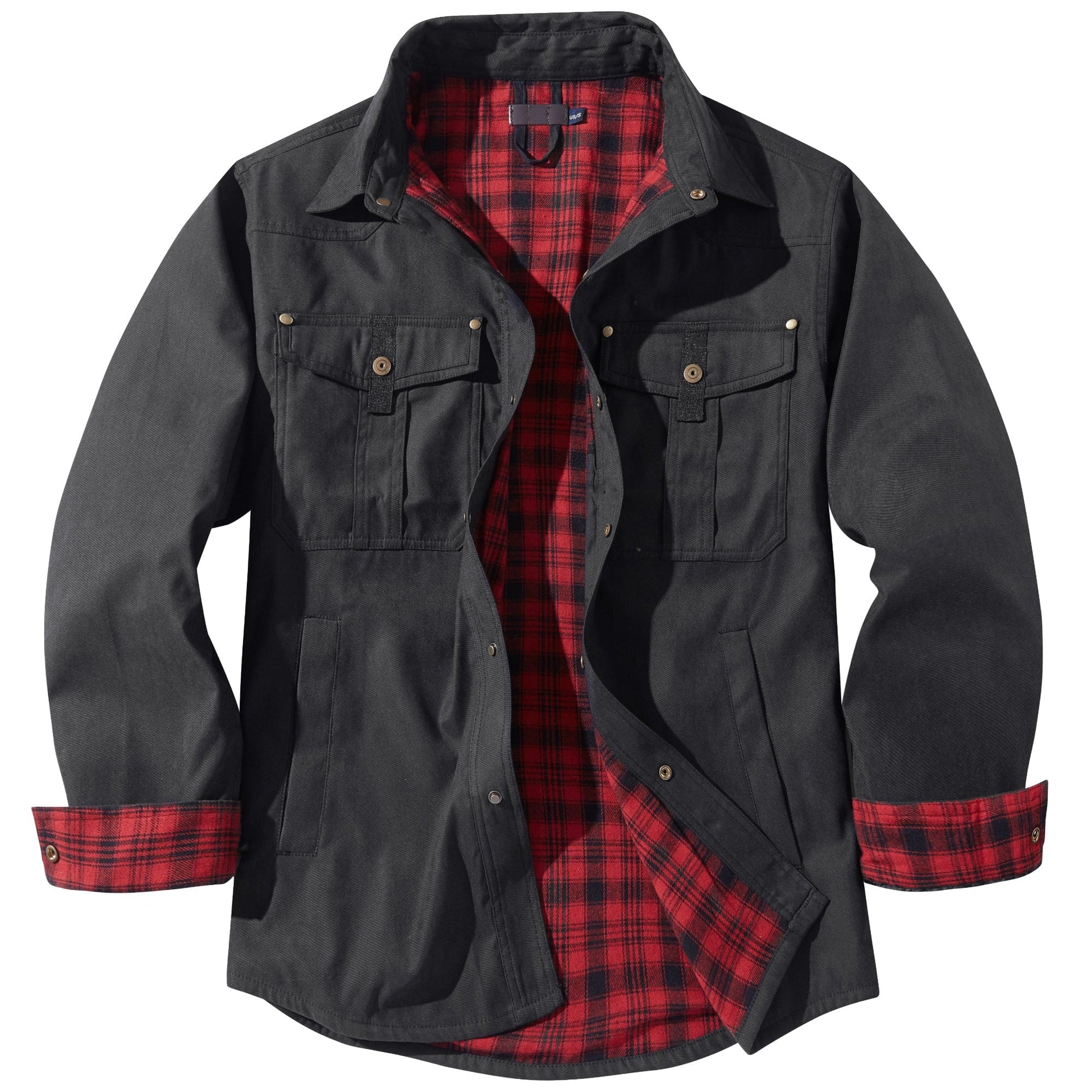 Insulated Outdoor Jacket Cotton Flannel Lined