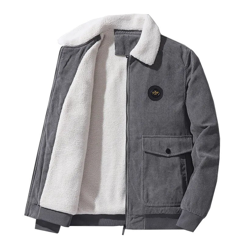 Jacket Corduroy Exterior Soft Cotton Lining