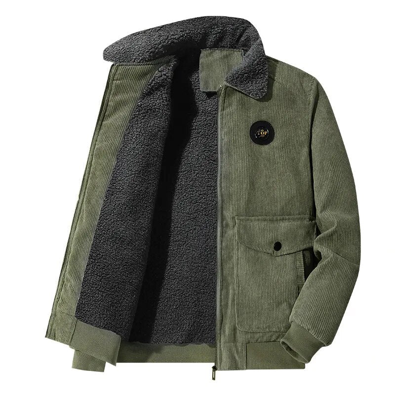Jacket Corduroy Exterior Soft Cotton Lining