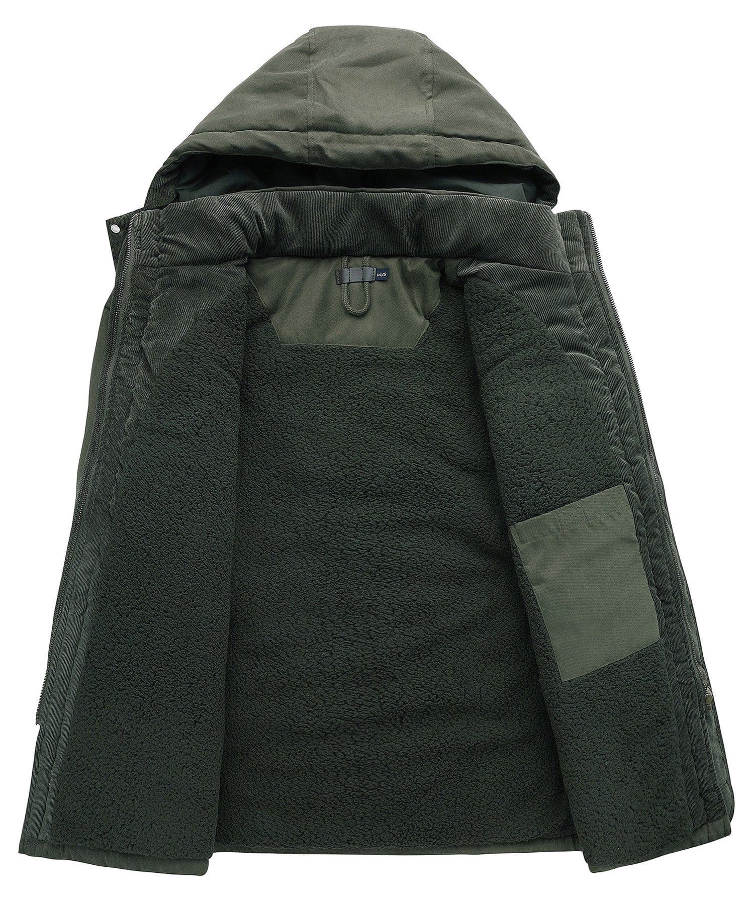 Jacket Insulated Fleece Lined Heavyweight Hood
