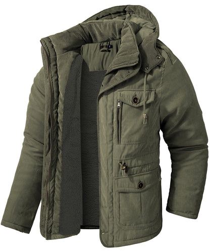 Jacket Insulated Fleece Lined Heavyweight Hood
