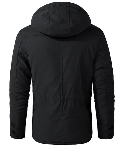 Jacket Insulated Fleece Lined Heavyweight Hood