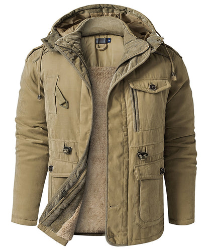 Jacket Insulated Fleece Lined Heavyweight Hood