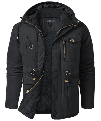 Jacket Insulated Fleece Lined Heavyweight Hood