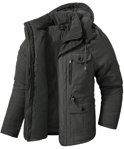 Jacket Insulated Fleece Lined Heavyweight Hood
