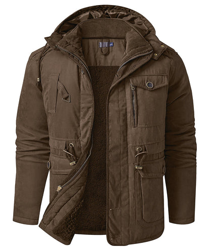 Jacket Insulated Fleece Lined Heavyweight Hood