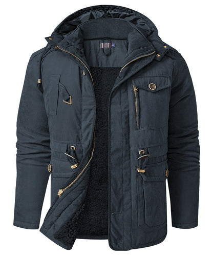 Jacket Insulated Fleece Lined Heavyweight Hood