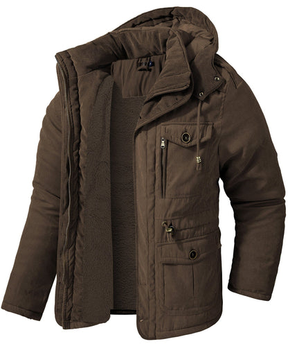 Jacket Insulated Fleece Lined Heavyweight Hood