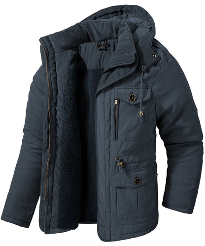 Jacket Insulated Fleece Lined Heavyweight Hood