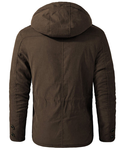 Jacket Insulated Fleece Lined Heavyweight Hood