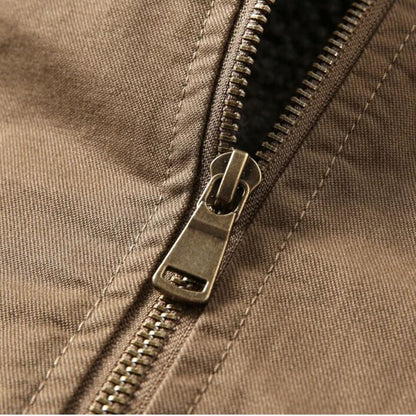 Jacket With Wool Lining And Deep Pockets