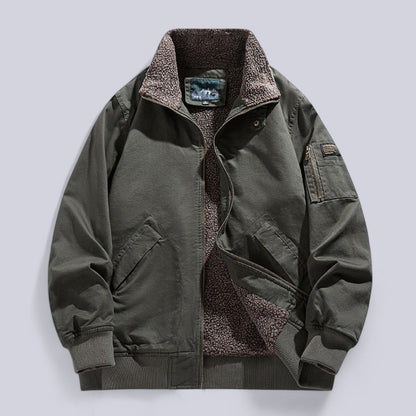 Jacket With Wool Lining And Deep Pockets