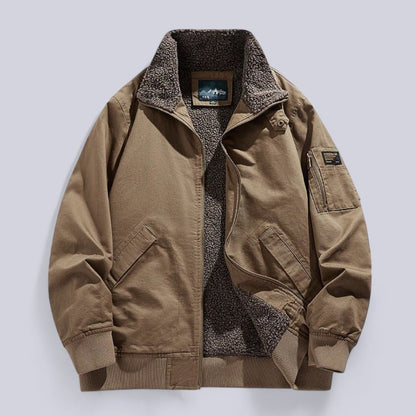 Jacket With Wool Lining And Deep Pockets
