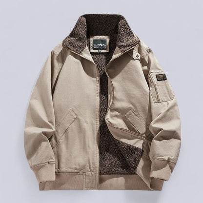 Jacket With Wool Lining And Deep Pockets