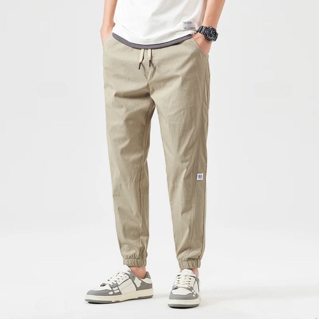 Jogger Pants Japanese Broadcloth Elastic Waistband