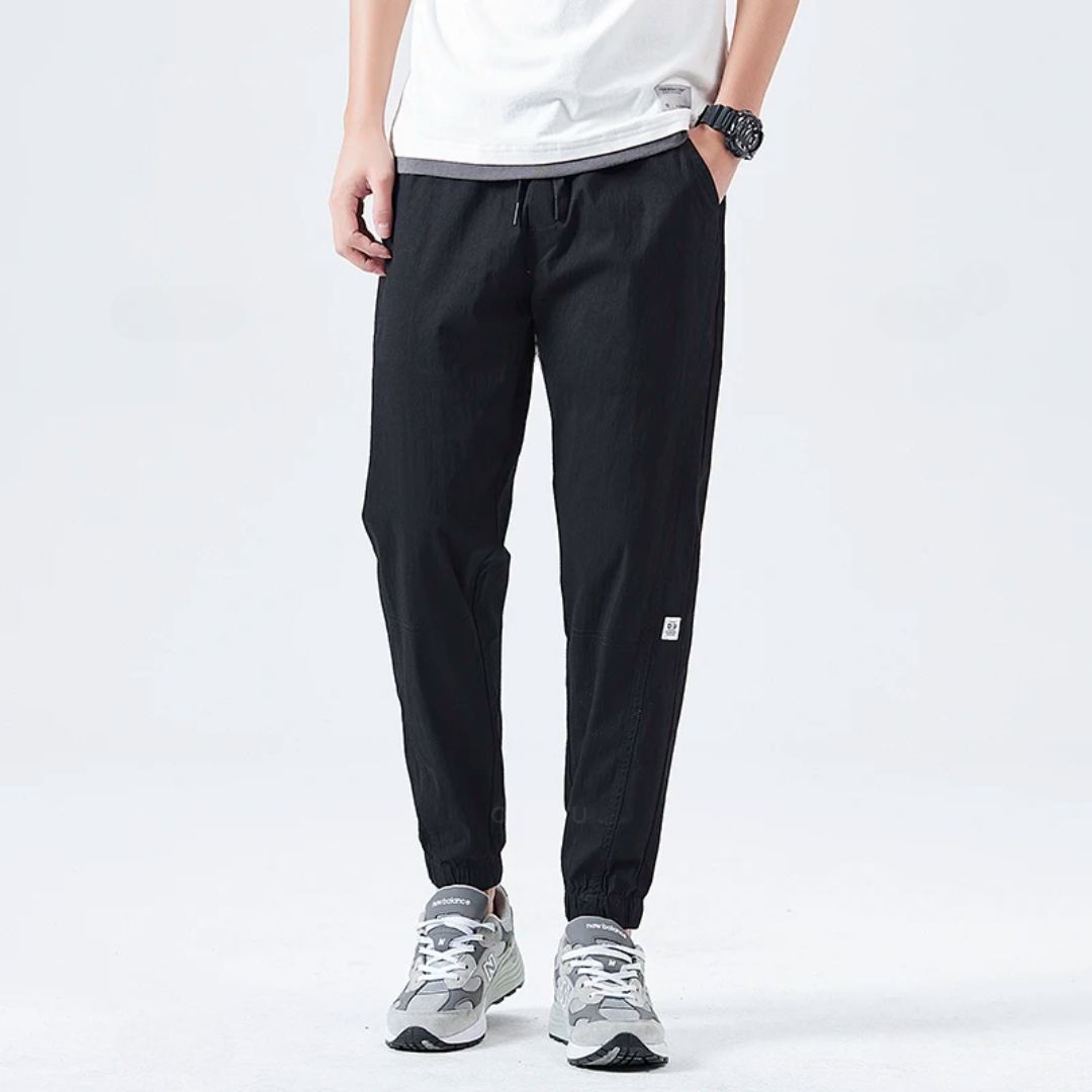 Jogger Pants Japanese Broadcloth Elastic Waistband