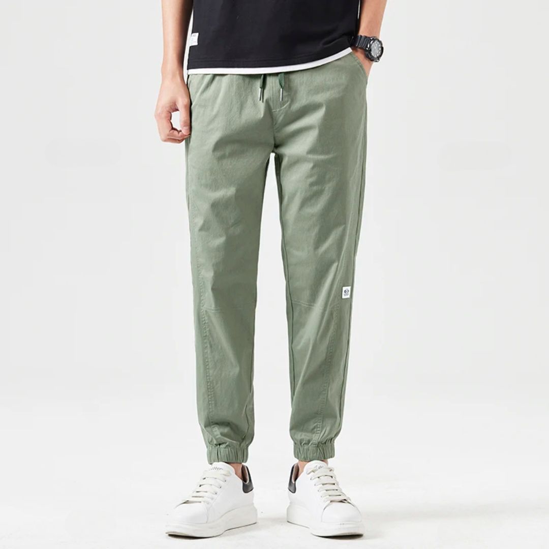 Jogger Pants Japanese Broadcloth Elastic Waistband
