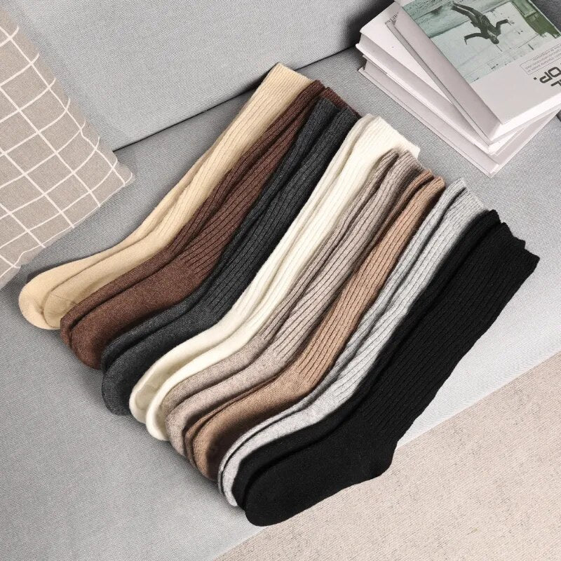 Knee High Cashmere Socks Buttery Soft