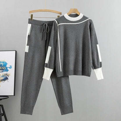 Knit Tracksuit Soft Skin Friendly Lounge Set