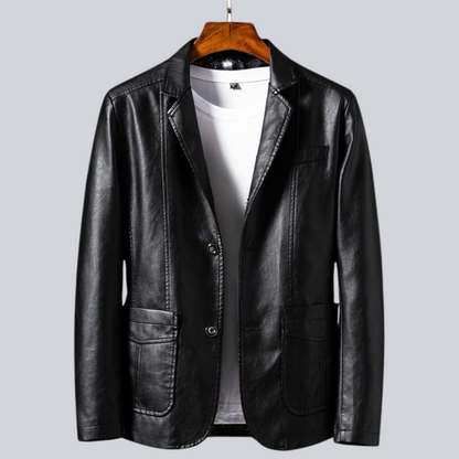 Leather Jacket Cotton Lined Lightweight