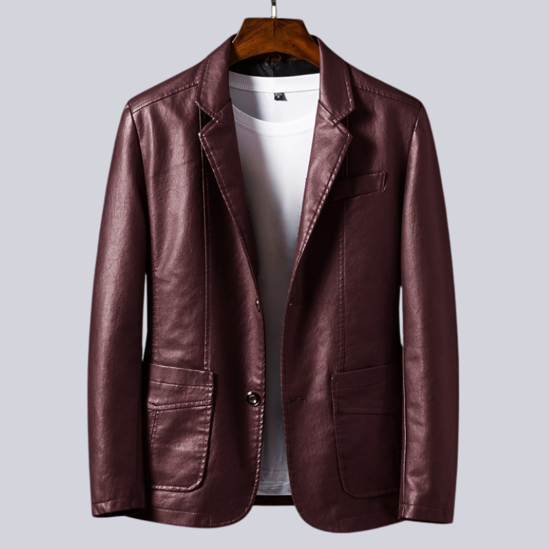 Leather Jacket Cotton Lined Lightweight