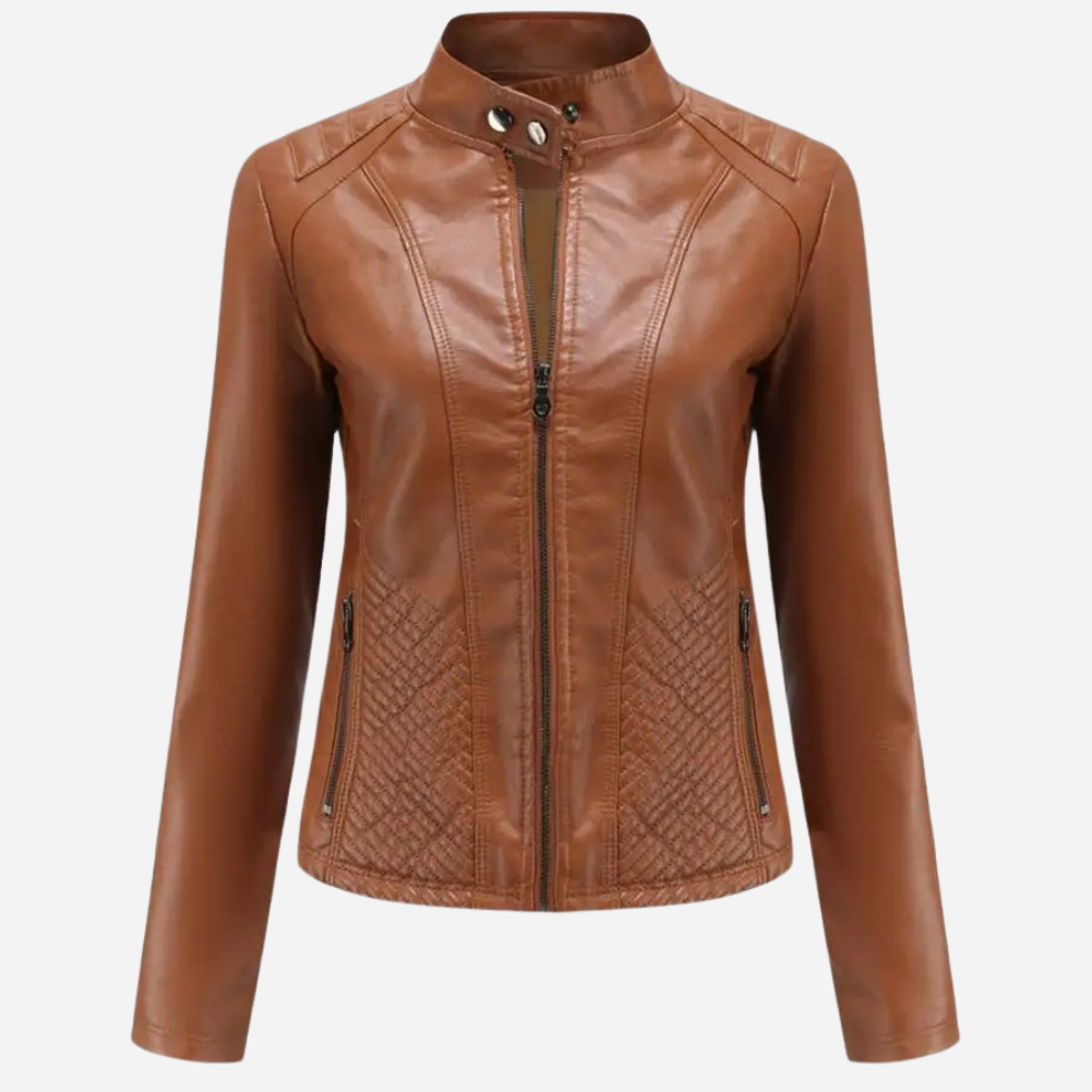 Leather Jacket Lightweight Cotton Lined
