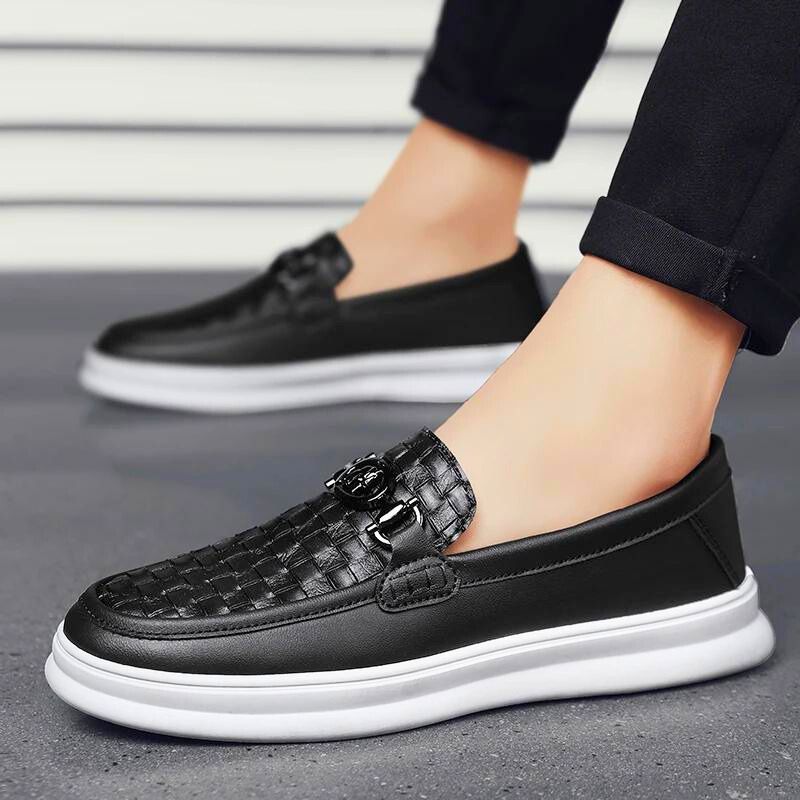 Leather Loafers Full Grain Cushioned Slip On