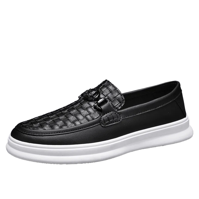 Leather Loafers Full Grain Cushioned Slip On