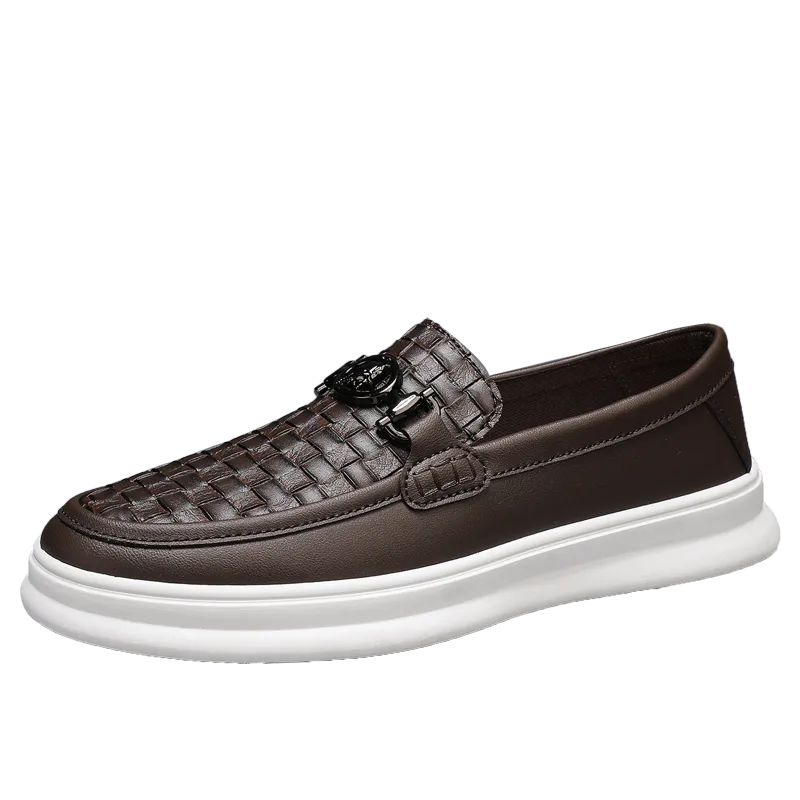Leather Loafers Full Grain Cushioned Slip On