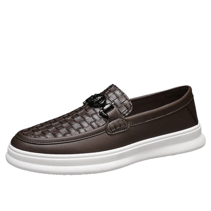 Leather Loafers Full Grain Cushioned Slip On