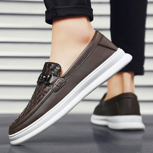 Leather Loafers Full Grain Cushioned Slip On