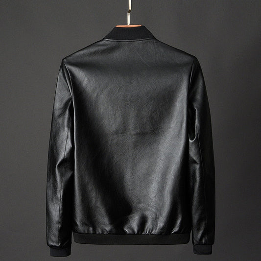 Leather Motorcycle Jacket Urban Adjustable Fit