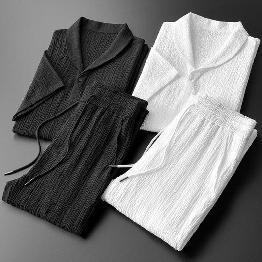 Linen Set Breathable Relaxed Fit