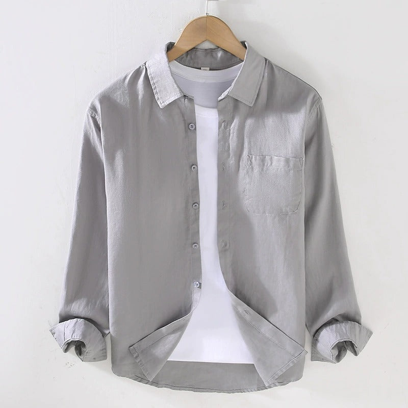 Linen Shirt Lightweight Breathable Premium Fit