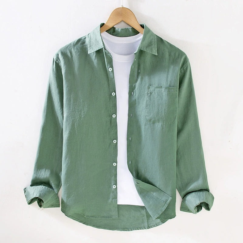 Linen Shirt Lightweight Breathable Premium Fit
