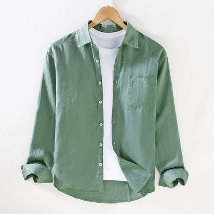 Linen Shirt Lightweight Breathable Premium Fit