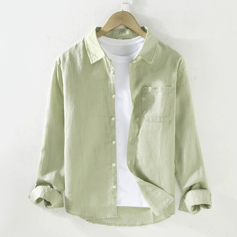 Linen Shirt Lightweight Breathable Premium Fit