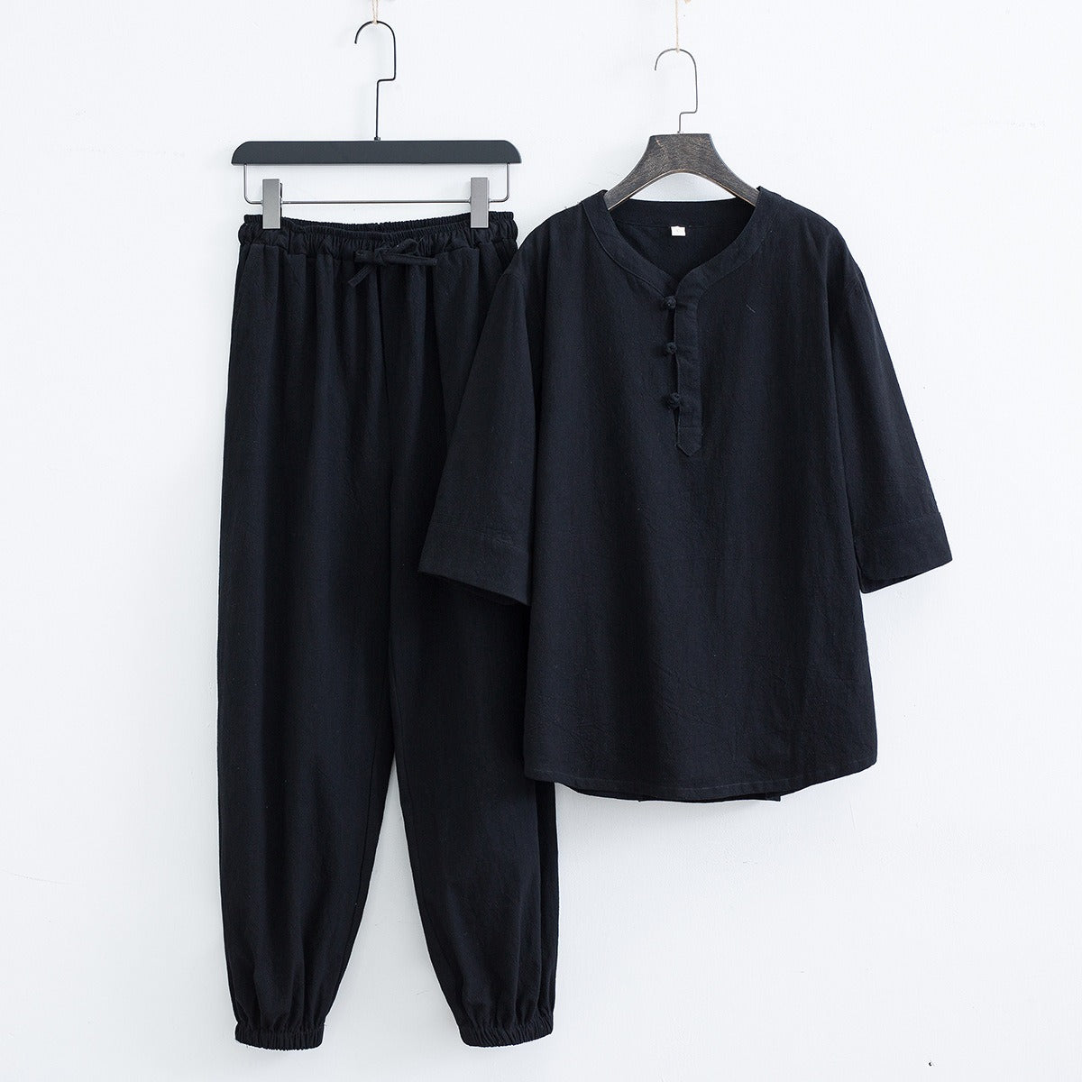 Linen Two Piece Set Soft Cotton Blend
