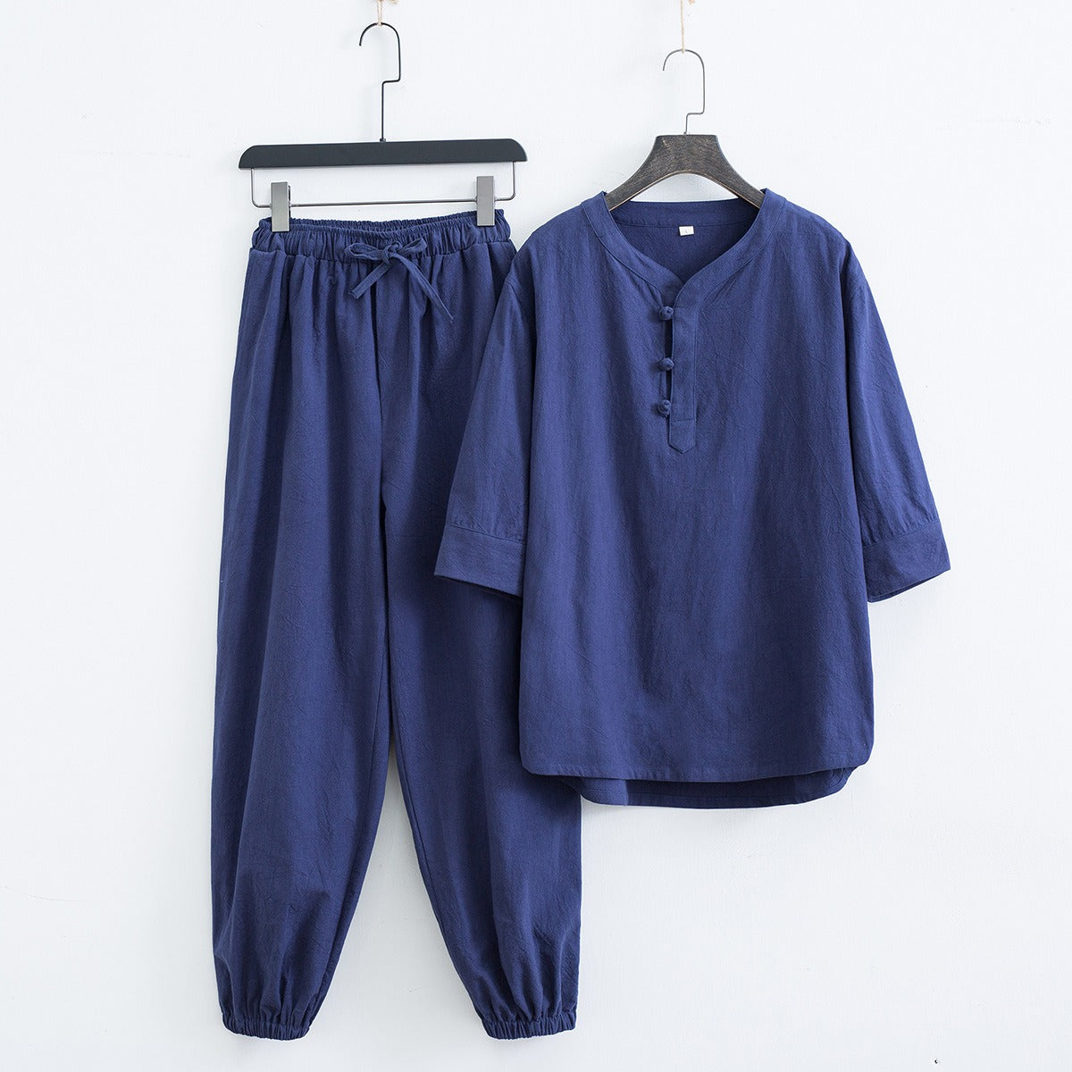 Linen Two Piece Set Soft Cotton Blend