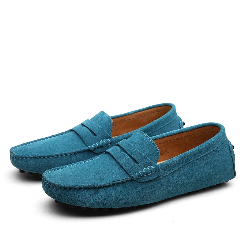 Loafers Slip On Suede With Cushioned Insole
