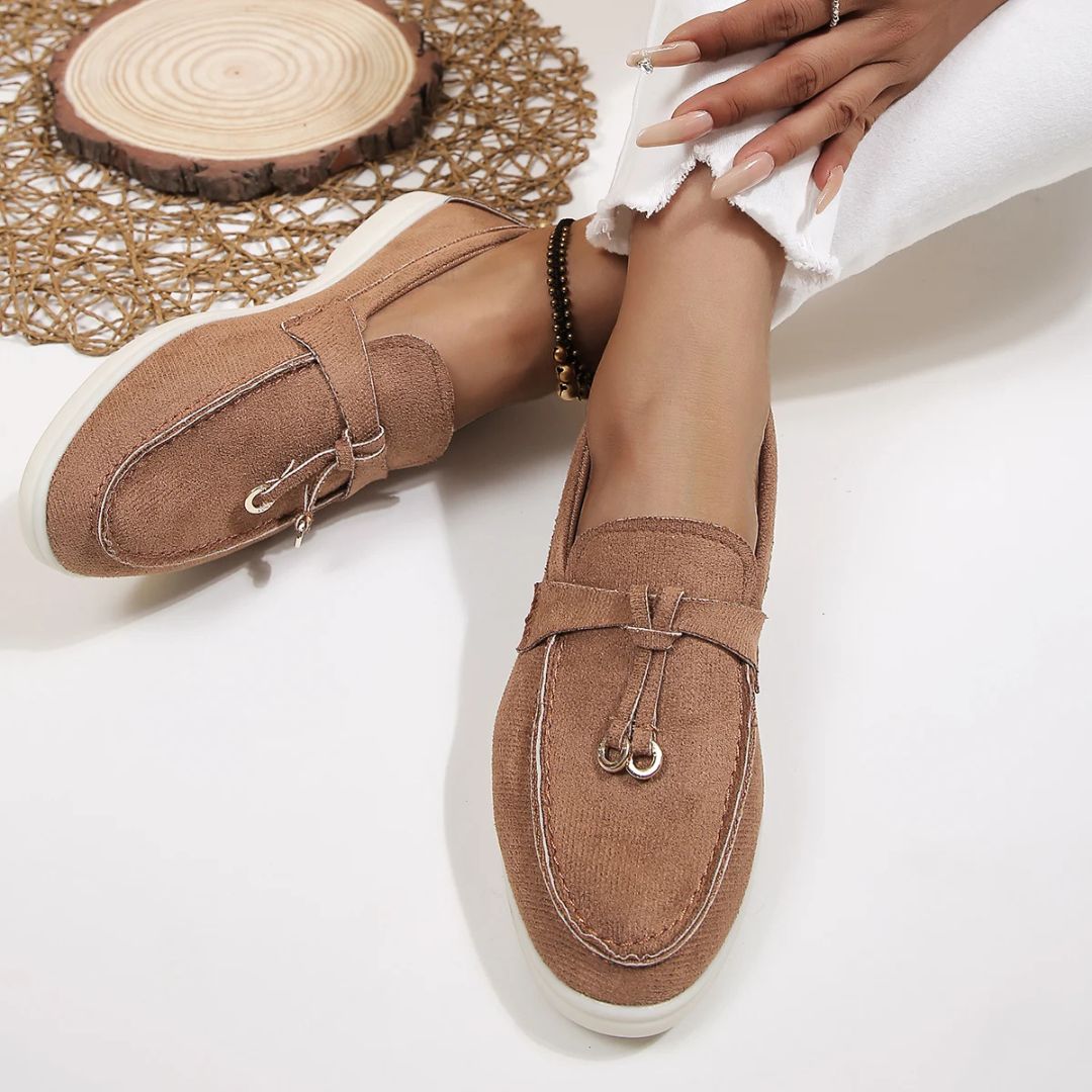 Loafers Suede Tassel Moc Toe Soft Lined