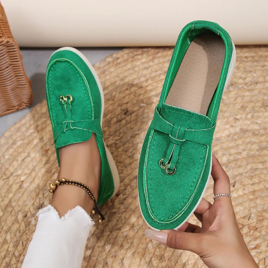 Loafers Suede Tassel Moc Toe Soft Lined