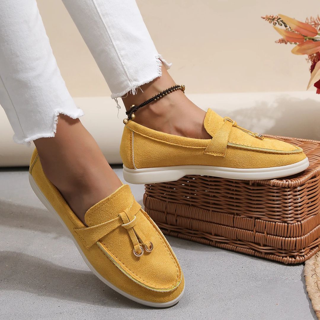 Loafers Suede Tassel Moc Toe Soft Lined