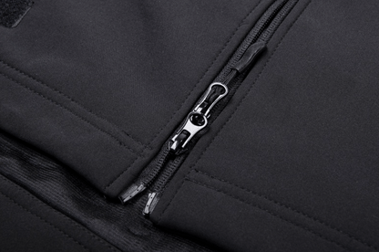 Outdoor Jacket Hooded Weather Resistant Multiple Pockets