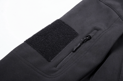Outdoor Jacket Hooded Weather Resistant Multiple Pockets
